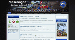 Desktop Screenshot of nisseringen-mc.dk